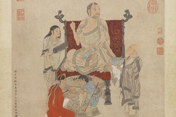 老翁想起阿难的话要礼佛