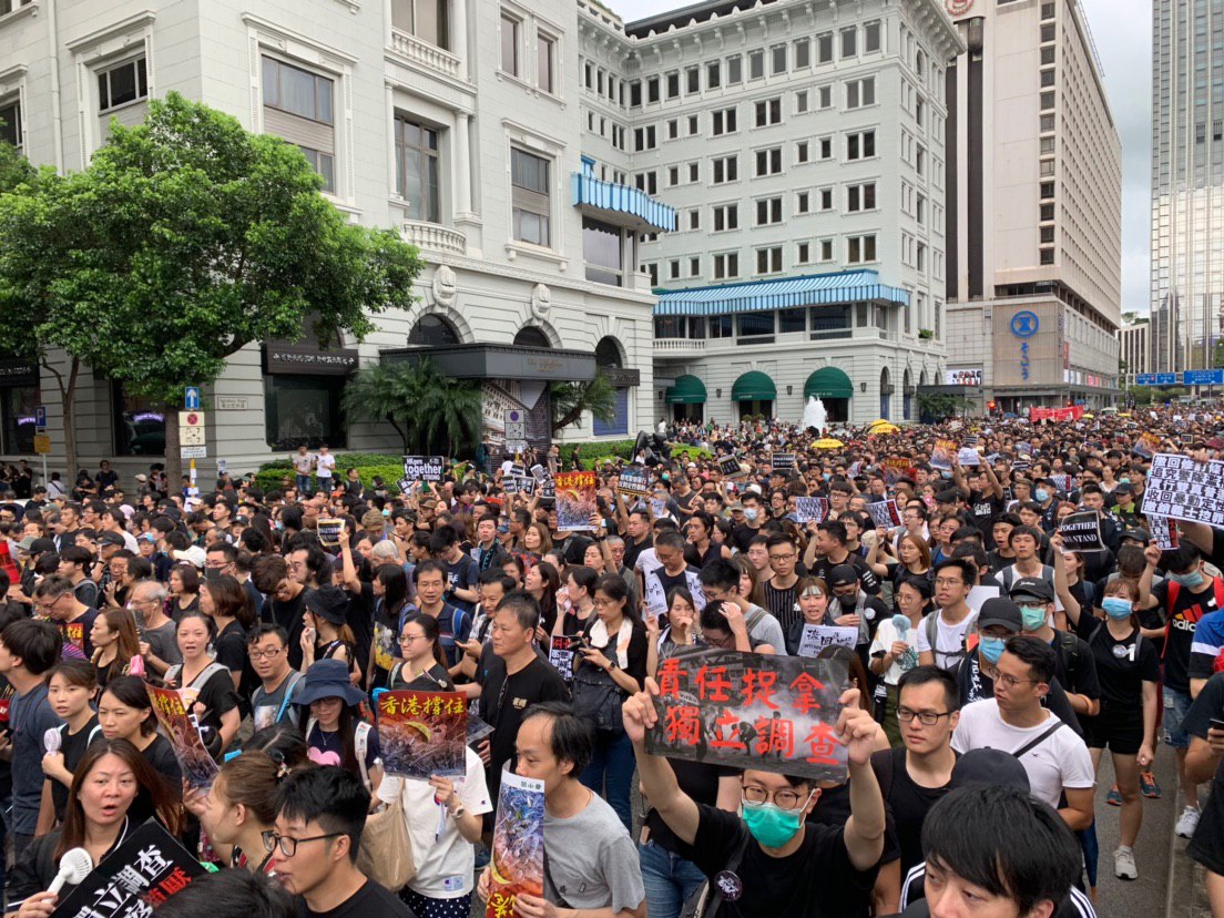 香港, 反送中, 游行, 大陆民众