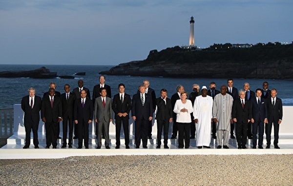 七国集团峰会（G7）在法国落幕。七国领导人支持在1984年《中英联合声明》中规定的香港自治权。 (Andrew Parsons - Pool/Getty Images)