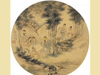 中国名画欣赏, 竹, 四君子, 郑板桥, 风竹图