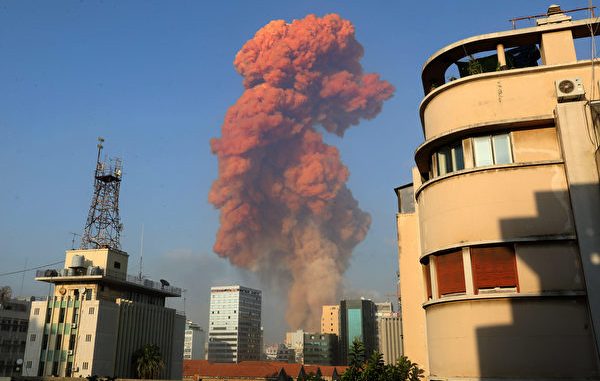 8月4日，黎巴嫩首都贝鲁特（Beirut）发生大规模爆炸。