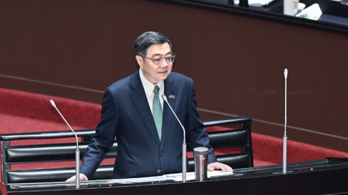 台湾行政院长卓荣泰