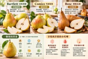 【嘉瑶食聊】西洋梨怎么挑？解锁三款人气品种