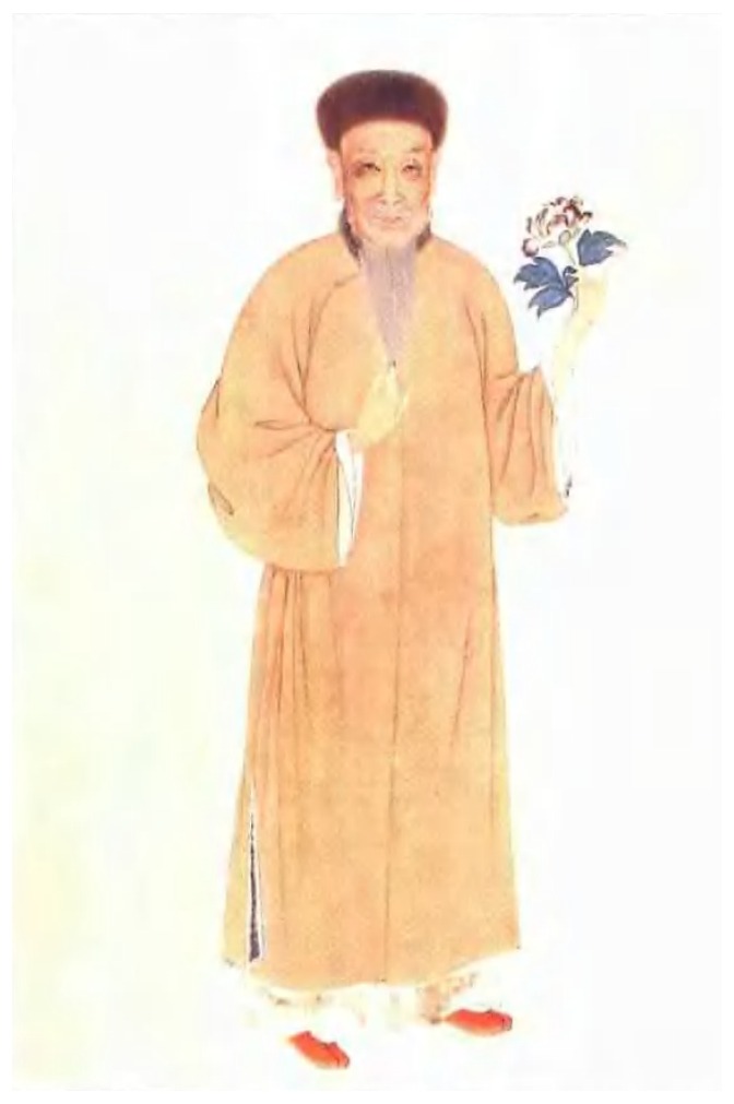 《清代学者像传》中的袁枚像